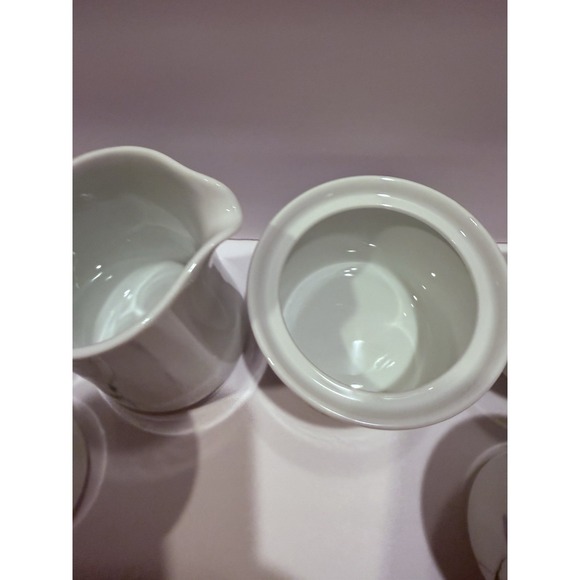 Corning Meadow Iris Creamer Sugar Set 8 Mugs Vintage USA - Picture 8 of 9